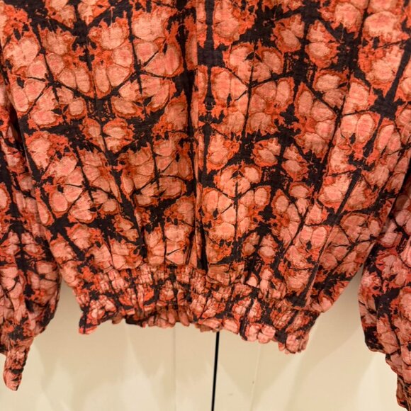 Anthropologie Porridge Clothing Orange Tie Dye - Picture 3 of 6